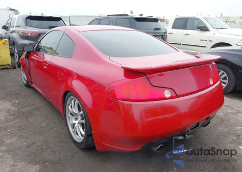 2004 Infiniti G35 z USA, uszkodzony, nr VIN JNKCV54E24M821311